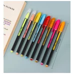 Flash Drawing Glitter Pen for Kid Color Changing Flash Gel Pen DIY Drawing Graffiti Pen Stationery Black Paper School Supplies