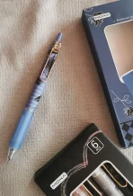 Retro European Neutral Pen Rose Butterfly Series Student Problem Brush, Quick Drying Black Pen Stationery, 6-pack Set0.5mm